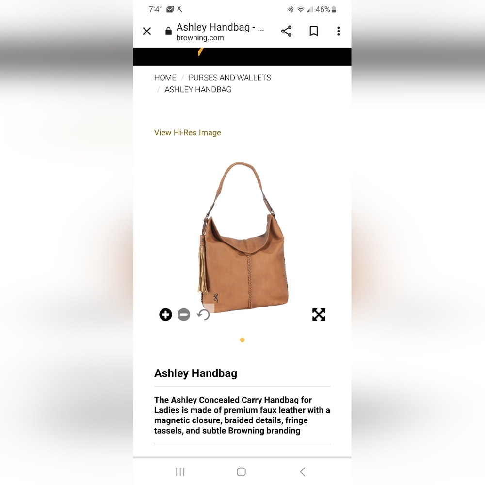 Browning conceal carry purse